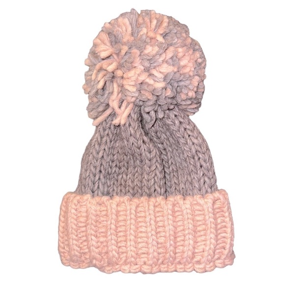 Gelso Bianco Made in Italy Alpaca Wool Blend Pom Pom Beanie Winter Hat - Picture 3 of 5